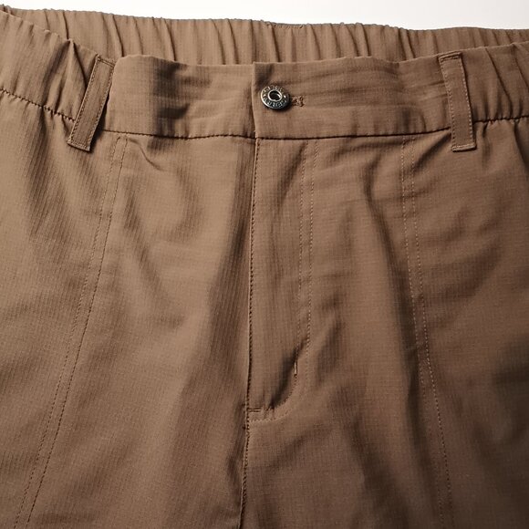Mens Gerry Convertible Pants Size 36x32 Quick Dry Hiking Army Green - Picture 4 of 10
